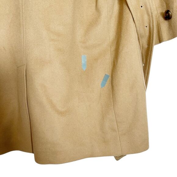 BURBERRY Heronsby Wool & Cashmere Patch Pocket Wrap Coat - Picture 13 of 14